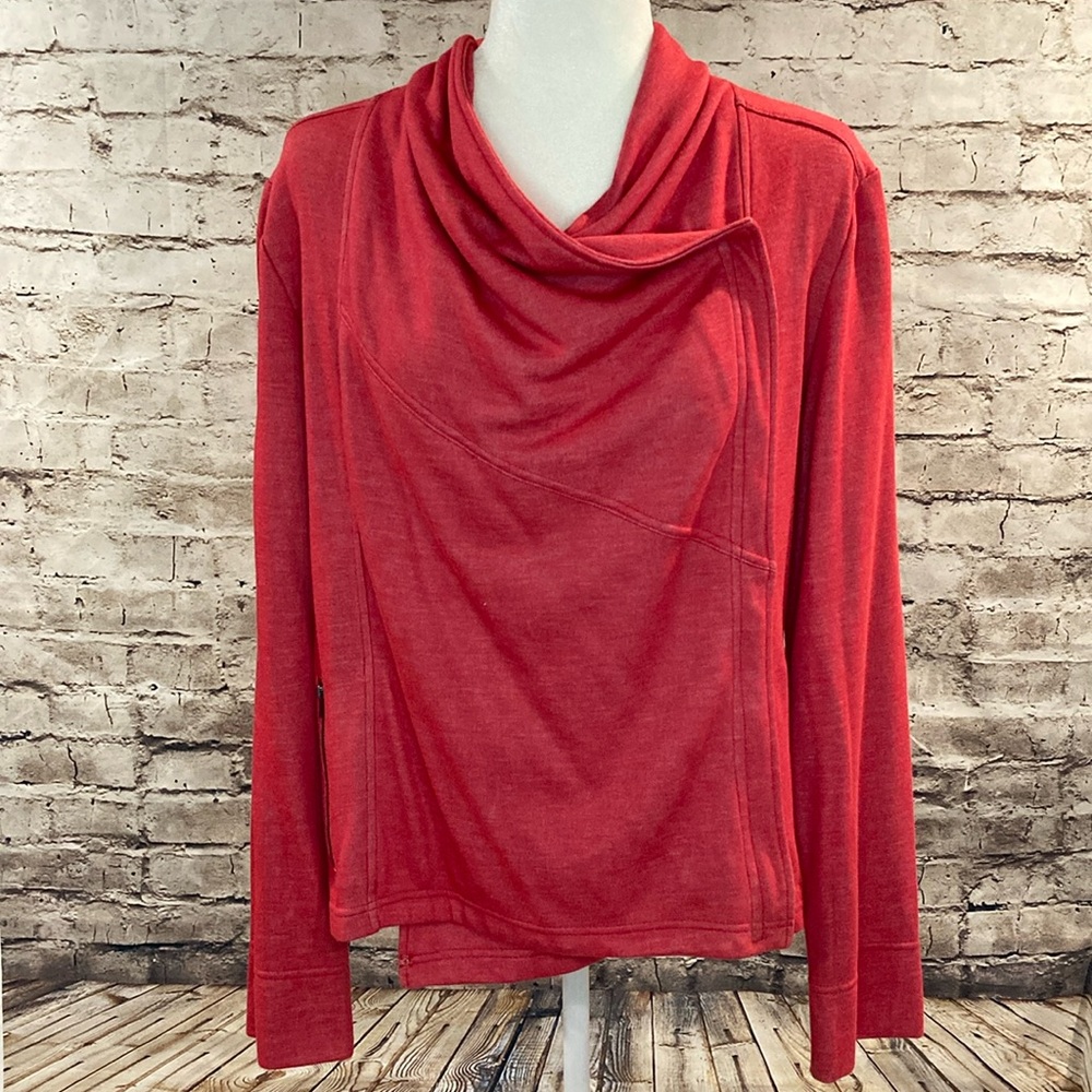 Like New- G by Giuliana Women’s Asymmetrical Sweatshirt/ Jacket